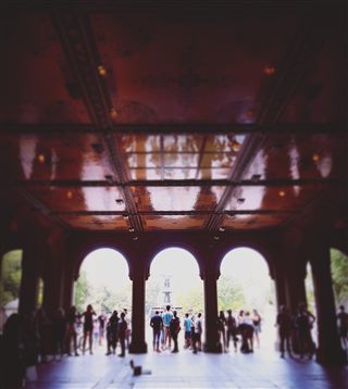 Bethesda Terrace and the Angel of the Waters fountain